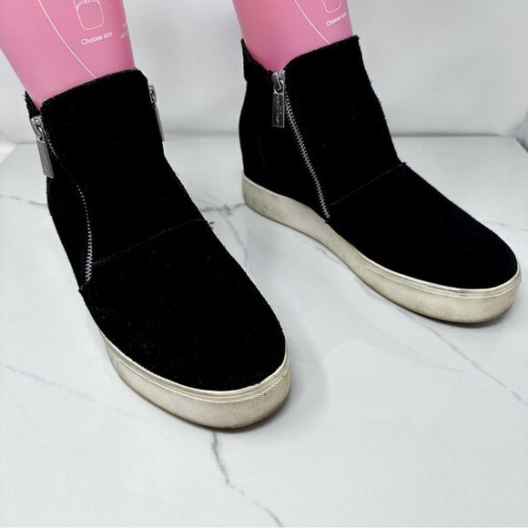 J/Slides High Top Suede Sneakers- Size 10 - Picture 1 of 13